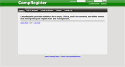 Desktop Screenshot of campregister.net